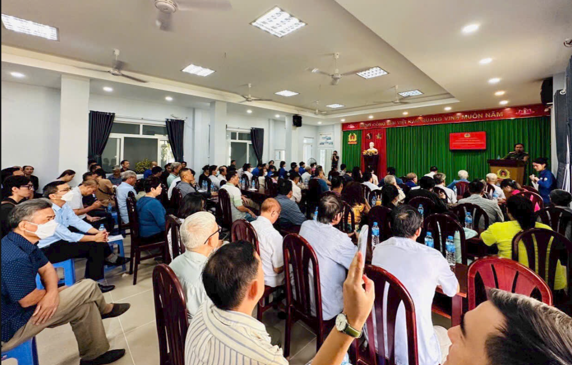 Lớp đào tạo nghiệp vụ cho nhân viên bảo vệ